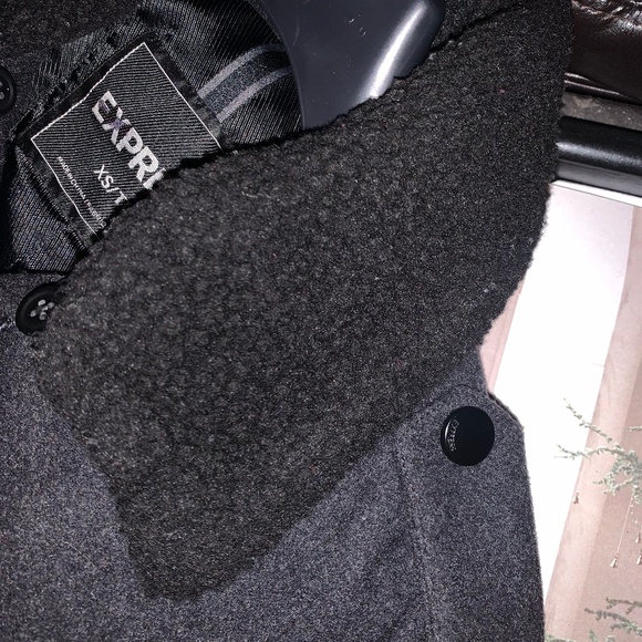 Mens  bomber wool coat - Picture 1 of 3